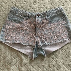 Joe’s Jeans beaded boho short shorts - size 7